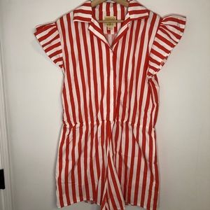 Pin striped Romper